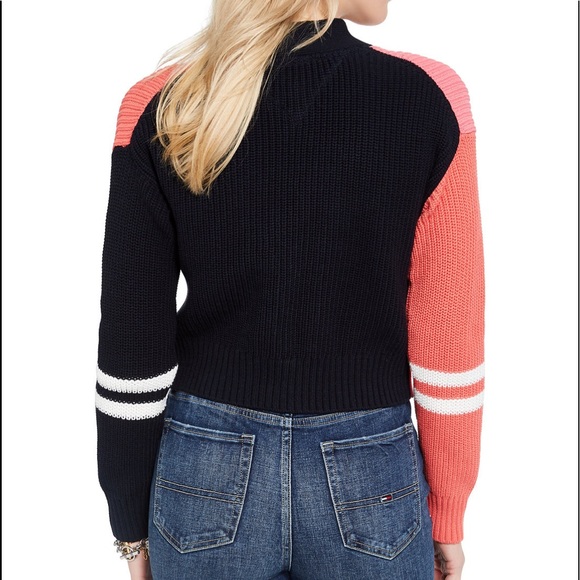 Tommy Jeans Colorblock Varsity Cardigan - Picture 3 of 3